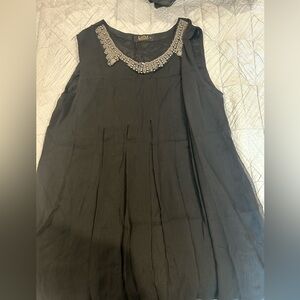 Beaded Chiffon Swing Top